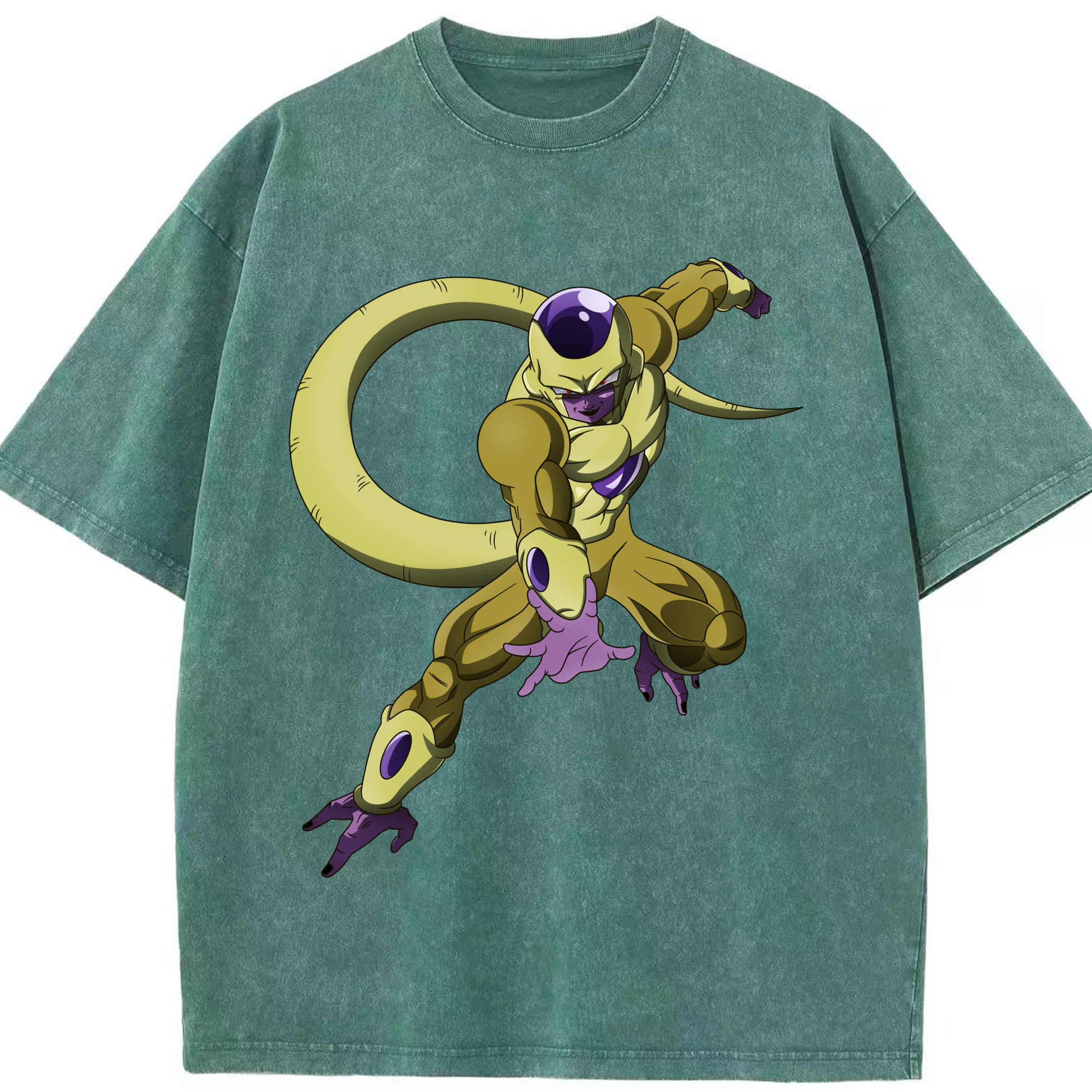 （画像用） ドラゴンボール フリーザ DRAGON BALL Frieza 綿100% ヴィンテージ風 半袖Tシャツ（フロントプリント）